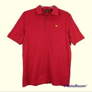 Masters By Bobby Jones Mens Polo Shirt Size Large Color: Pink 100% Cotton